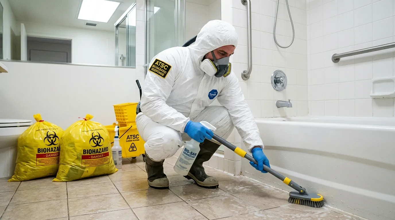 Decontamination equipment deployed for Blood Cleanup in Hunting Park